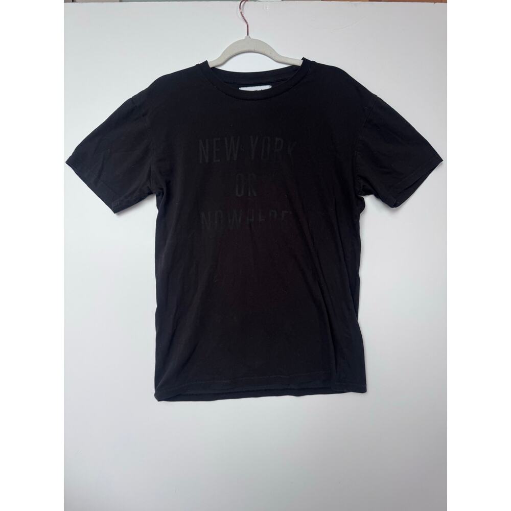 New York or nowhere knowlita black tshirt mens medium cotton nyc